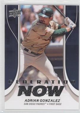 2009 Upper Deck Update - Series 1 & 2 Fat Packs Generation Now #GN3 - Adrian Gonzalez