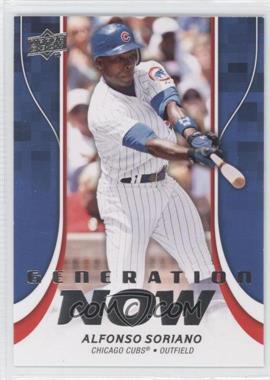 2009 Upper Deck Update - Series 1 & 2 Fat Packs Generation Now #GN6 - Alfonso Soriano