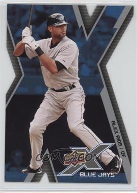 2009 Upper Deck X - [Base] - Die-Cut #93 - Alex Rios