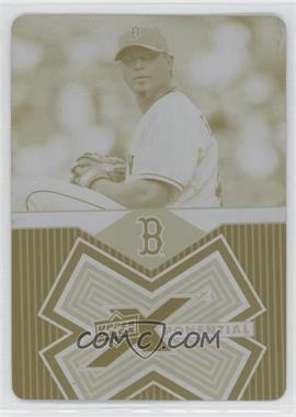 2009 Upper Deck X - Xponential 3 - Printing Plate Yellow #X3-JB - Josh Beckett /1