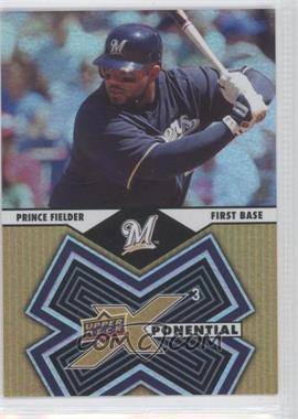 2009 Upper Deck X - Xponential 3 #X3-PF - Prince Fielder