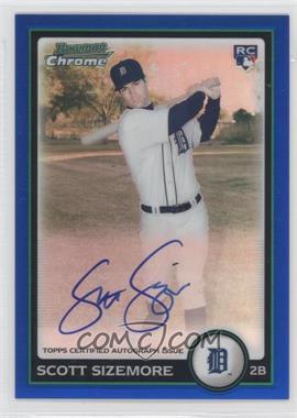 2010 Bowman - [Base] - Chrome Blue Refractor Rookie Autographs #199 - Scott Sizemore /250