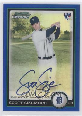 2010 Bowman - [Base] - Chrome Blue Refractor Rookie Autographs #199 - Scott Sizemore /250