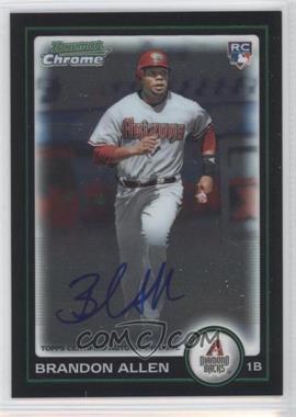 2010 Bowman - [Base] - Chrome Rookie Autographs #213 - Brandon Allen