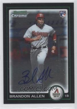 2010 Bowman - [Base] - Chrome Rookie Autographs #213 - Brandon Allen