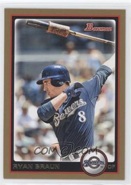 2010 Bowman - [Base] - Gold #1 - Ryan Braun