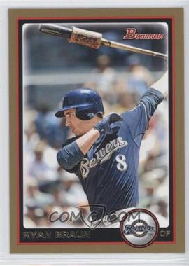 2010 Bowman - [Base] - Gold #1 - Ryan Braun