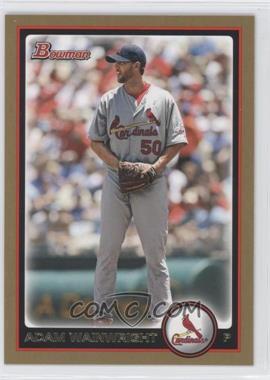 2010 Bowman - [Base] - Gold #104 - Adam Wainwright