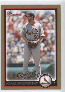 2010 Bowman - [Base] - Gold #104 - Adam Wainwright