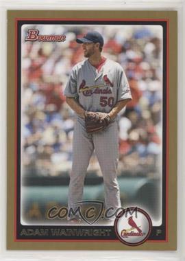 2010 Bowman - [Base] - Gold #104 - Adam Wainwright