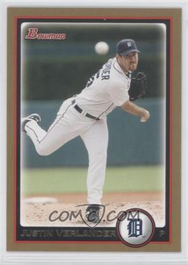 2010 Bowman - [Base] - Gold #134 - Justin Verlander