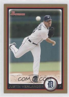 2010 Bowman - [Base] - Gold #134 - Justin Verlander