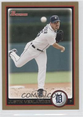 2010 Bowman - [Base] - Gold #134 - Justin Verlander