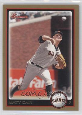 2010 Bowman - [Base] - Gold #28 - Matt Cain