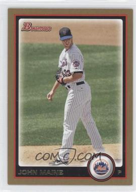 2010 Bowman - [Base] - Gold #66 - John Maine