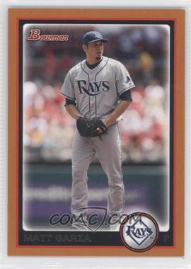 2010 Bowman - [Base] - Orange #109 - Matt Garza /250