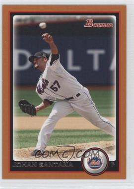 2010 Bowman - [Base] - Orange #120 - Johan Santana /250