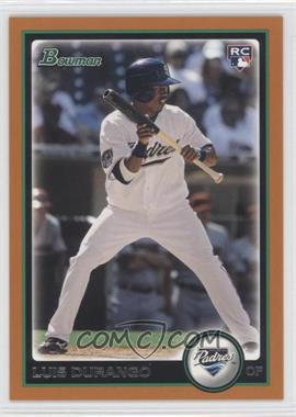 2010 Bowman - [Base] - Orange #205 - Luis Durango /250