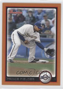 2010 Bowman - [Base] - Orange #50 - Prince Fielder /250