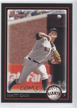 2010 Bowman - [Base] #28 - Matt Cain