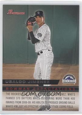 2010 Bowman - Expectations #BE12 - Ubaldo Jimenez, Tyler Matzek