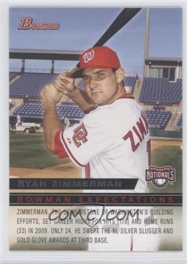 2010 Bowman - Expectations #BE19 - Ian Desmond, Ryan Zimmerman