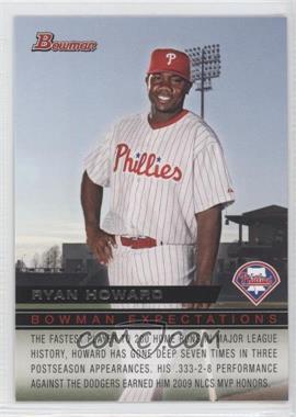 2010 Bowman - Expectations #BE2 - Domonic Brown, Ryan Howard