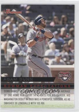 2010 Bowman - Expectations #BE21 - Adam Dunn, Chris Marrero