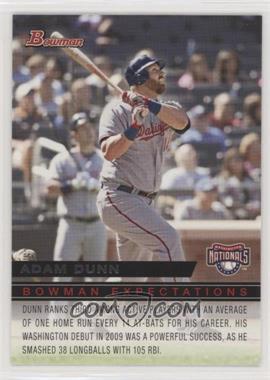 2010 Bowman - Expectations #BE21 - Adam Dunn, Chris Marrero