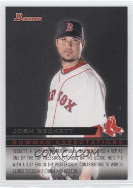 2010 Bowman - Expectations #BE36 - Chris Withrow, Josh Beckett