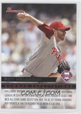 2010 Bowman - Expectations #BE50 - Roy Halladay, Kyle Drabek