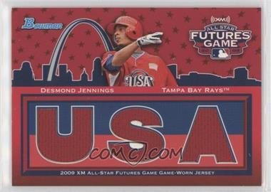 2010 Bowman - Future's Game Triple Relics #FG-DJE - Desmond Jennings /99