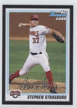 2010 Bowman - Prospects - Wrapper Redemption Black #BP1 - Stephen Strasburg