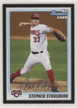 2010 Bowman - Prospects - Wrapper Redemption Black #BP1 - Stephen Strasburg