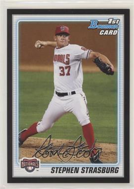 2010 Bowman - Prospects - Wrapper Redemption Black #BP1 - Stephen Strasburg