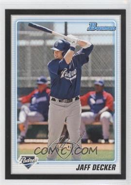 2010 Bowman - Prospects - Wrapper Redemption Black #BP109 - Jaff Decker