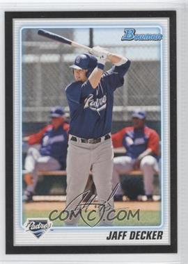 2010 Bowman - Prospects - Wrapper Redemption Black #BP109 - Jaff Decker