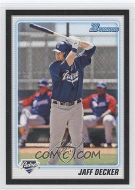 2010 Bowman - Prospects - Wrapper Redemption Black #BP109 - Jaff Decker