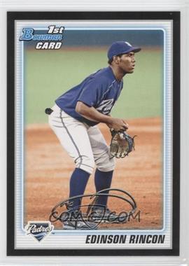 2010 Bowman - Prospects - Wrapper Redemption Black #BP39 - Edinson Rincon