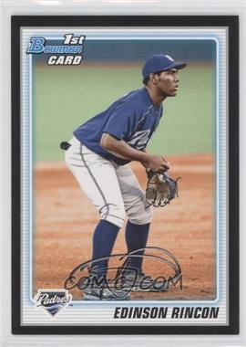 2010 Bowman - Prospects - Wrapper Redemption Black #BP39 - Edinson Rincon