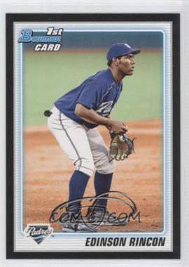 2010 Bowman - Prospects - Wrapper Redemption Black #BP39 - Edinson Rincon