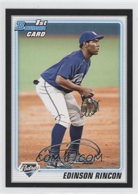 2010 Bowman - Prospects - Wrapper Redemption Black #BP39 - Edinson Rincon