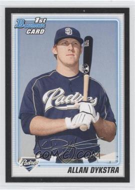 2010 Bowman - Prospects - Wrapper Redemption Black #BP44 - Allan Dykstra