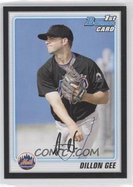 2010 Bowman - Prospects - Wrapper Redemption Black #BP70 - Dillon Gee