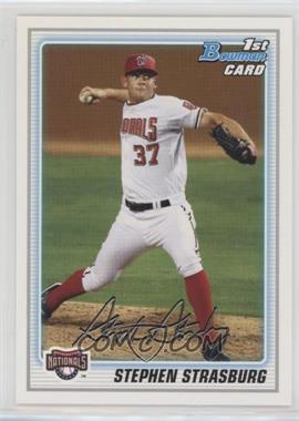 2010 Bowman - Prospects #BP1.1 - Stephen Strasburg (Facsimile Autograph)