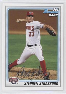 2010 Bowman - Prospects #BP1.1 - Stephen Strasburg (Facsimile Autograph)