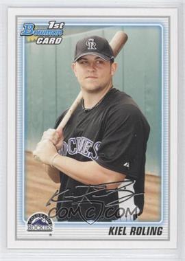 2010 Bowman - Prospects #BP63 - Kiel Roling