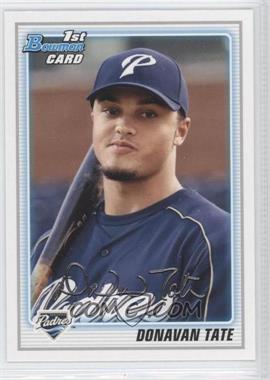 2010 Bowman - Prospects #BP90 - Donavan Tate