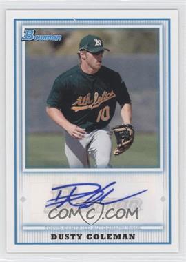 2010 Bowman - Retail Prospect Autographs #BPA-DC - Dusty Coleman