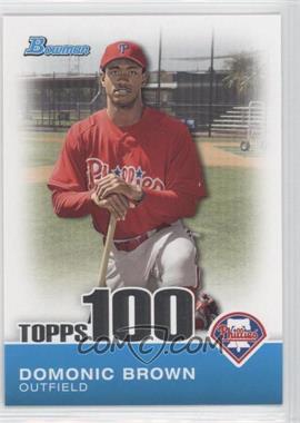 2010 Bowman - Topps 100 Prospects #TP18 - Domonic Brown